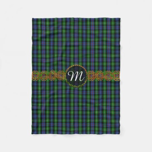 Monogram MacKenzie Tartan Fleecedecke (Vorderseite)