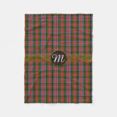 Monogram MacPherson Tartan Fleecedecke (Vorderseite)