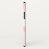 Monogram Mädchenhaft Rosafarben Marmor Case-Mate iPhone Hülle (Hinten/Rechts)