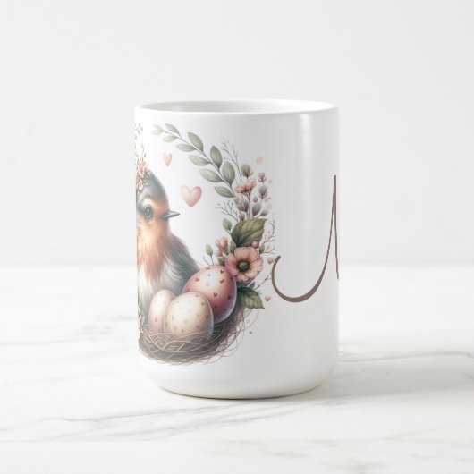 Monogram Mama Bird Kaffeetasse (Mittel)