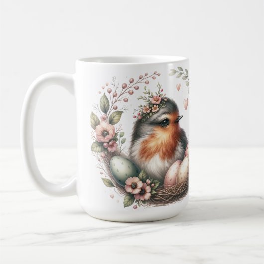 Monogram Mama Bird Kaffeetasse (Links)