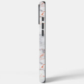 Monogram Marble Rose Gold  Case-Mate iPhone Case (Rückseite / Links)