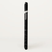 Monogram Marble Schwarz Pink Lila Geometric Case-Mate iPhone Hülle (Hinten/Rechts)