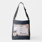 Monogram Matron of Honour Wedding Crossbody Tasche (Vorderseite)
