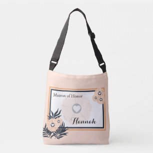 Monogram Matron of Honour Wedding Crossbody Tasche
