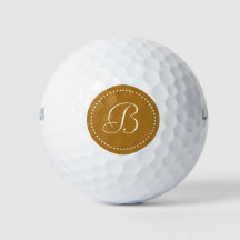 Monogram Matte Gold mit Punkten