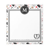 Monogram - Medical Design Notepad Notizblock (Vorderseite)