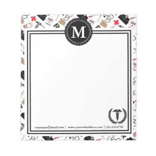 Monogram - Medical Design Notepad Notizblock