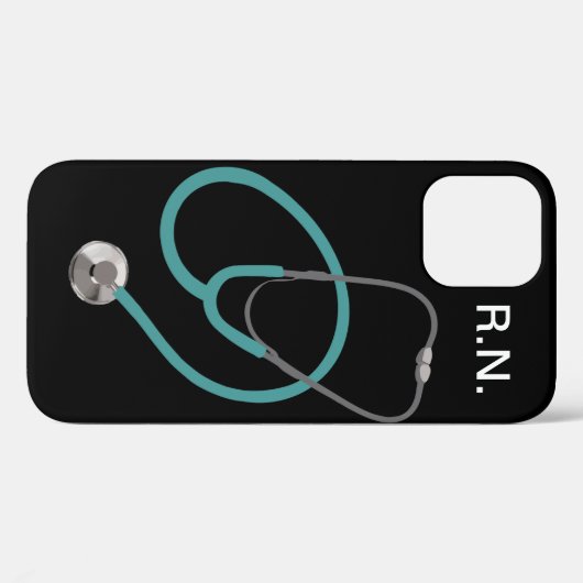 Monogram Medical Nurse Theme R.N. Case-Mate iPhone Hülle (Rückseite (Horizontal))
