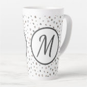 Monogram, mehrfarbiger Leopard Milchtasse (Rechte Ecke)