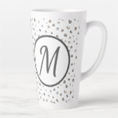 Monogram, mehrfarbiger Leopard Milchtasse (Rechts)