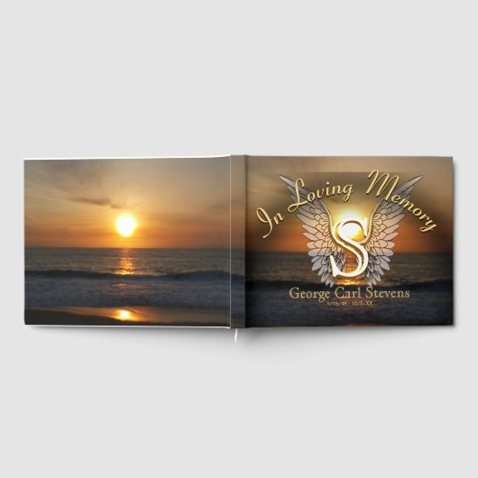 Monogram Memorial Gästebuch (Voll)