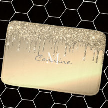 Monogram Metallic 14K Gold Glitzer Dripping (Rug)