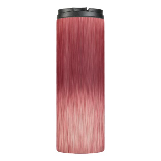 Monogram Metallic Pink Texter Personalisierter Nam Thermosbecher (Rückseite)