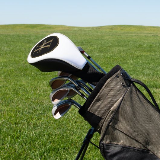 Monogram Midnight Gold ID938 Golf Headcover (In SItu)