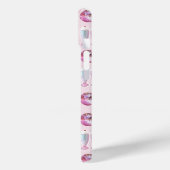 Monogram Milkshake Niedlich Blush Pink Retro Gesch Case-Mate iPhone Hülle (Rückseite / Links)