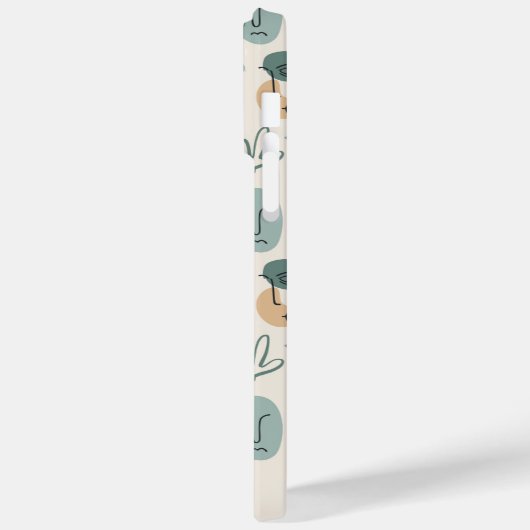 Monogram Minimal Modern Case-Mate iPhone Case (Rückseite / Links)