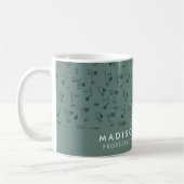 Monogram Minimal Moderne Kaffee Tasse (Links)