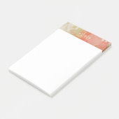 Monogram Minimal Modernes, stilvolles Abstraktes P Post-it Klebezettel (angewinkelt)