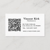 Monogram Minimalist Grey Black Beige Texture. Visitenkarte (Rückseite)