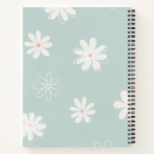Monogram minimalistisch gürtnisch trendy bläserbla notizblock (Rückseite)