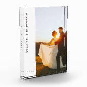 Monogram-Minimalistisch Modernes Foto (Links)