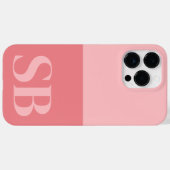 Monogram Minimalistisch Stylish Case-Mate iPho iPhone Hülle (Rückseite (Horizontal))