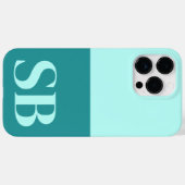 Monogram Minimalistisch Stylish Case-Mate iPho iPhone Hülle (Rückseite (Horizontal))