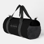 Monogram mit personalisiertem Namen Initial Modern Duffle Bag (Rechte Ecke)