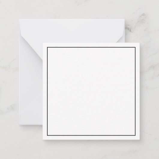 Monogram Mitteilungskarte (Rückseite)