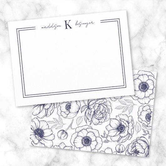 Monogram Mitteilungskarte