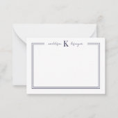 Monogram Mitteilungskarte (Vorderseite)