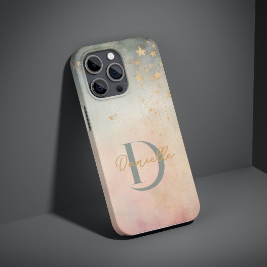 Monogram Modern Abstrakt Individuelle Name Stars P Case-Mate iPhone Hülle