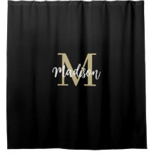 Monogram Modern Black and Tan Sand