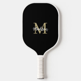 Monogram Modern Black Tan Sand Pickleball Schläger