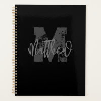 Monogram Modern Boy Back-to-School-Hausaufgaben