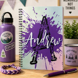 Monogram Modern Boy Prepper Rückkehr-zur-Schule-No Notizblock