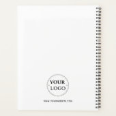 Monogram Modern Business 2025 für Firmenlogo Planer (Rückseite)