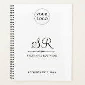 Monogram Modern Business 2025 für Firmenlogo Planer (Vorderseite)