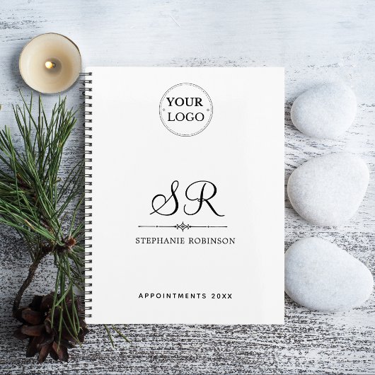 Monogram Modern Business 2025 für Firmenlogo Planer
