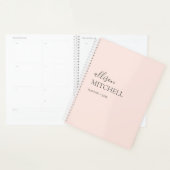 Monogram Modern Chic Script Calligraphy Planner Planer (Anzeige)