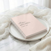 Monogram Modern Chic Script Calligraphy Planner Planer