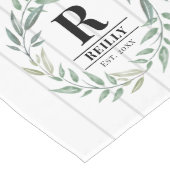 Monogram Modern Farm Table Runner Großer Tischläufer (Ecke)