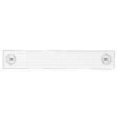 Monogram Modern Farm Table Runner Großer Tischläufer (Horizontal)