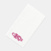 Monogram Modern Fun Guest Bath Paper Handtücher Serviette (Ecke)