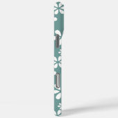 Monogram Modern Girl Floral Pattern Personalisiert Case-Mate iPhone Hülle (Rückseite / Rechts)