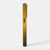 Monogram Modern Gold Tiger Eye iPhone Hülle (Rechte Seite)