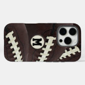 Monogram Modern Graphic Football Case-Mate iPhone Hülle (Rückseite (Horizontal))