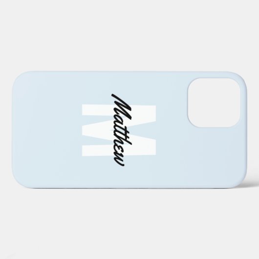 Monogram, Modern Handwriting Name Case Mate i (Rückseite (Horizontal))