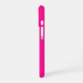 Monogram Modern Hellrosa iPhone 16 Hülle (Linke Seite)
